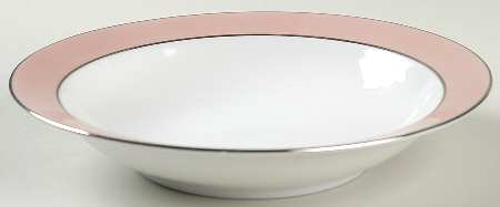 Rhapsody (No #, Pink Band) Rim Soup Bowl