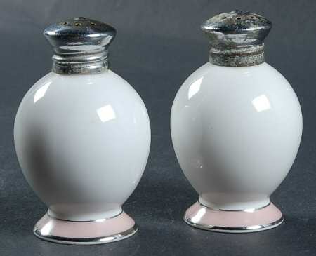 Rhapsody (No #, Pink Band) Salt & Pepper Set