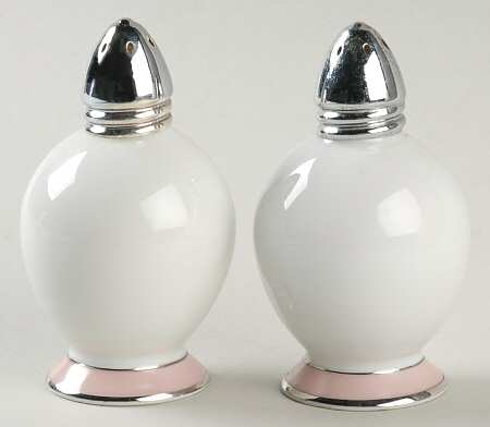 Rhapsody (No #, Pink Band) Salt & Pepper Set