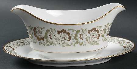 Rheims Gravy Boat with Attached Underplate