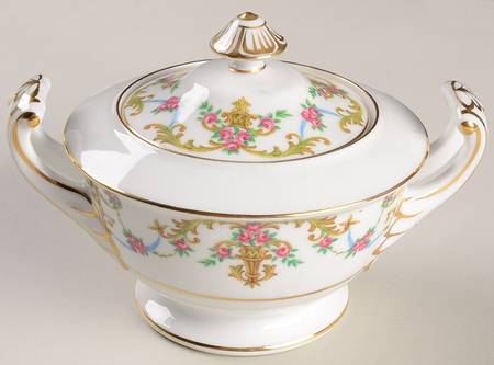 Rococo Sugar Bowl & Lid