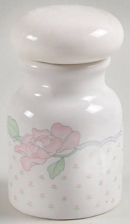 Rose Chintz Spice Jar Set Individual Jar & Lid