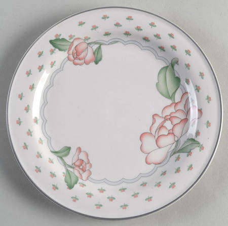 Rose Chintz Salad Plate