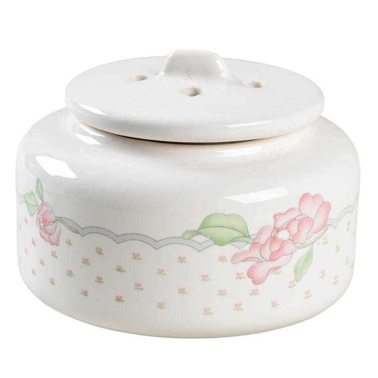 Rose Chintz Potpourri Jar & Lid