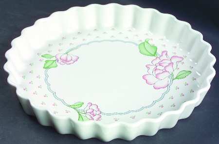 Rose Chintz 10" Quiche by Sango