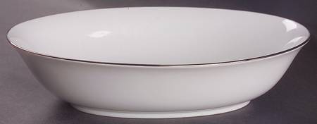 Rosanne 10" Oval Vegetable Bowl by Sango