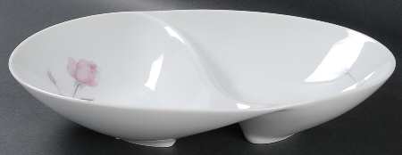 Rosanne 11" Oval Divided Vegetable Bowl