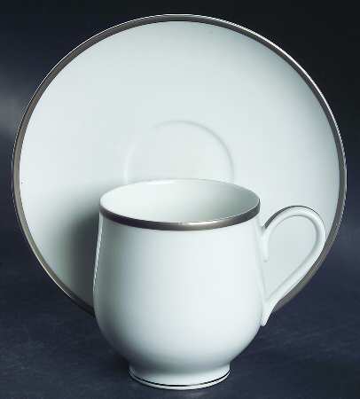 Royal Satin Footed Cup & Saucer Set