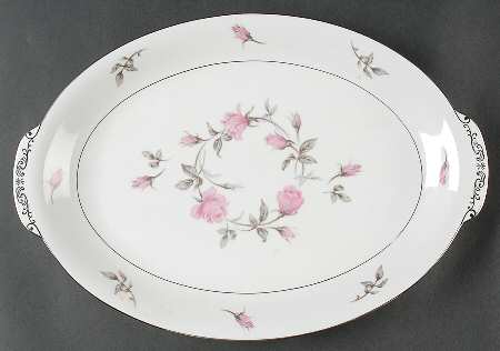 Rosetta 16" Oval Serving Platter by Sango
