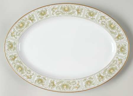 Savannah (Gold) 14" Oval Serving Platter