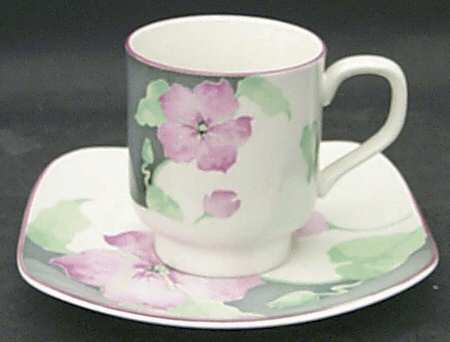 Savannah Footed Cup & Saucer Set