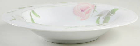 Sculpture Rose Large Rim Soup Bowl