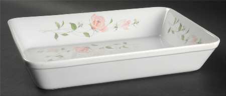 Sculpture Rose 12" Rectangular Baker