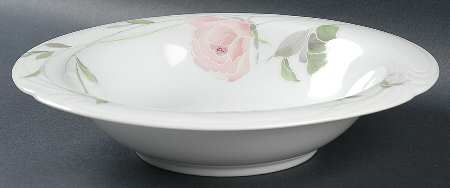 Sculpture Rose 9" Round Vegetable Bowl