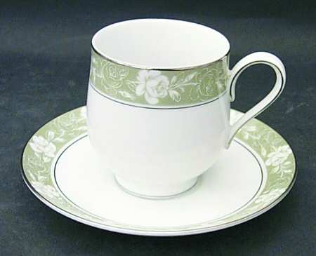 Sculptura Flat Cup & Saucer Set