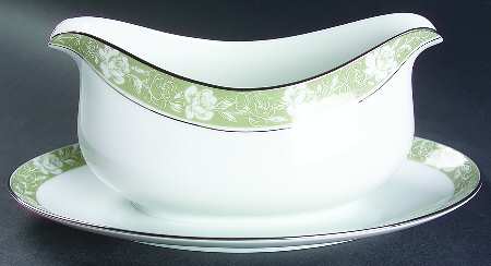 Sculptura Gravy Boat with Attached Underplate