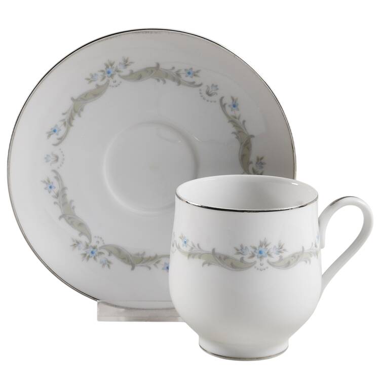 Serenade Flat Cup & Saucer Set