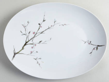Serenade 14" Oval Serving Platter