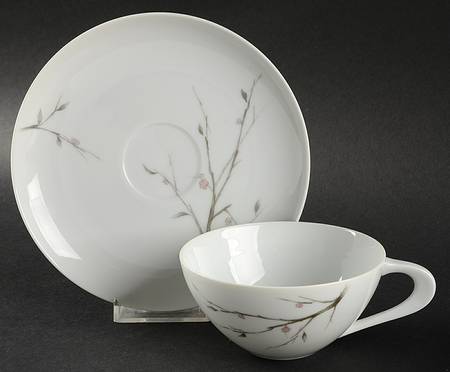 Serenade Flat Cup & Saucer Set
