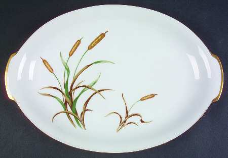 September Song 14" Oval Serving Platter