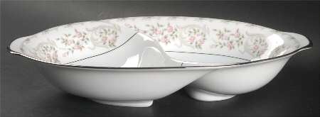 Shelton 11" Oval Divided Vegetable Bowl