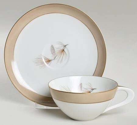 Sheraton Flat Cup & Saucer Set