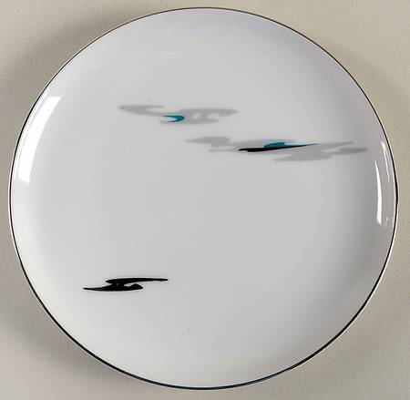 Silver Cloud (Platinum Trim) Bread & Butter Plate