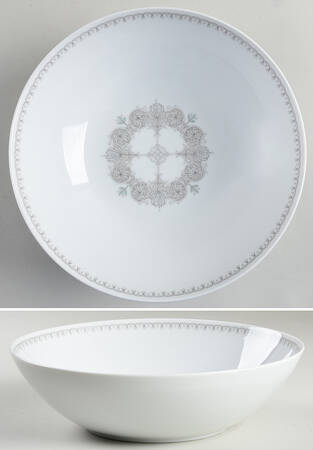 Silhouette Round Divided Vegetable Bowl