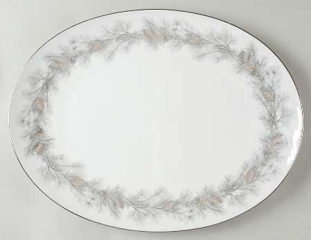 Sierra Pines (#6608) 15" Oval Serving Platter