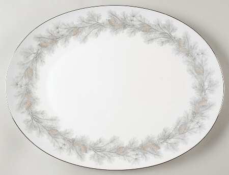 Sierra Pines (#6608) 16" Oval Serving Platter