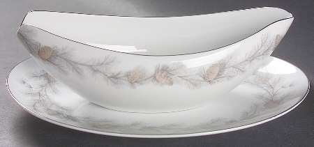 Sierra Pines (#6608) Gravy Boat & Underplate/Relish