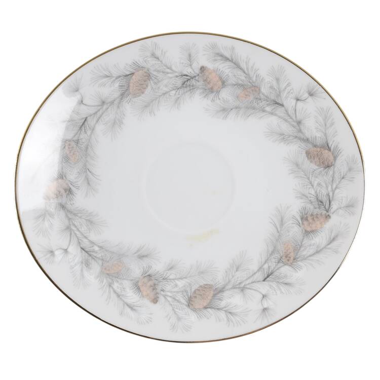 Sierra Pines (Gold Trim) Saucer