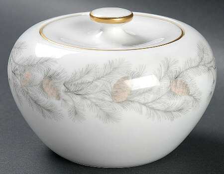 Sierra Pines (Gold Trim) Sugar Bowl & Lid