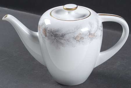 Sierra Pines (Gold Trim) Coffee Pot & Lid