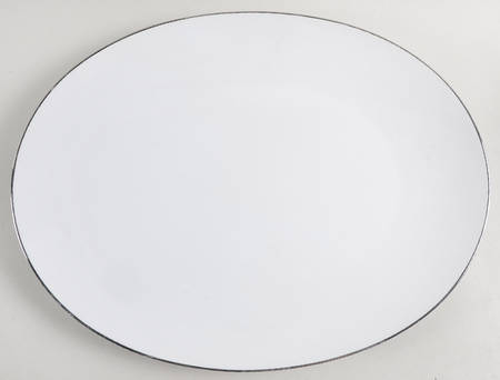 Silver Snow 16" Oval Serving Platter