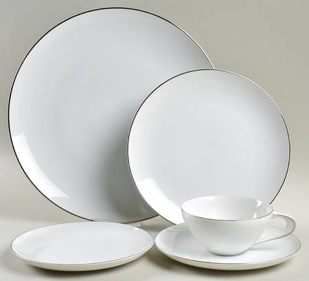 Silver Snow 5 Piece Place Setting