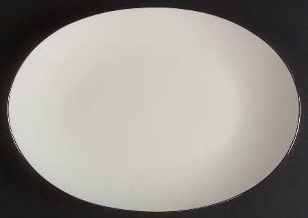 Silver Snow 12" Oval Serving Platter