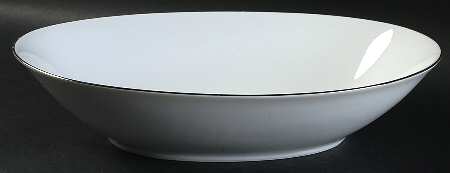 Silver Snow 10" Oval Vegetable Bowl