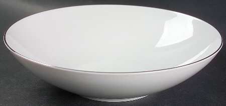 Silver Snow 9" Round Vegetable Bowl