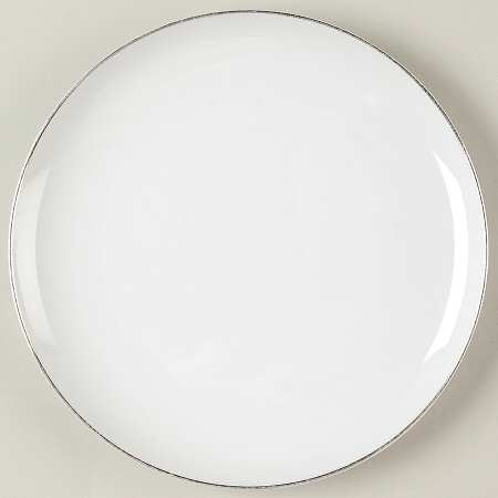 Silver Snow Salad Plate