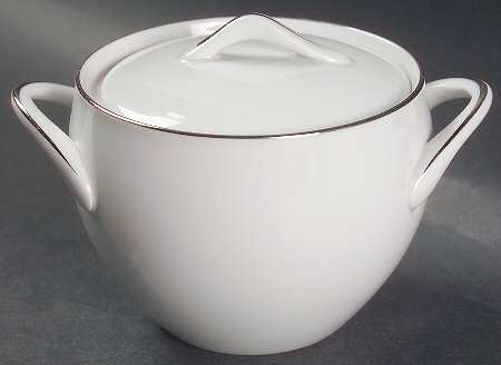 Silver Snow Sugar Bowl & Lid