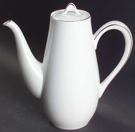 Silver Snow Coffee Pot & Lid
