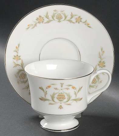Sorrento Footed Cup & Saucer Set