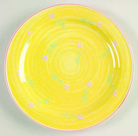 Sorrento Yellow Salad Plate