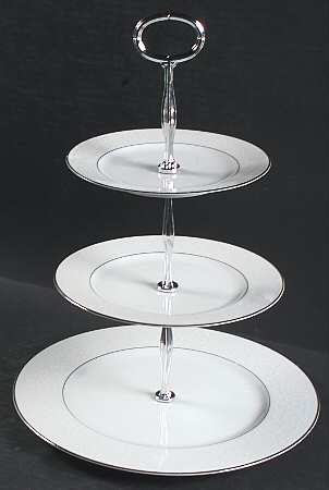 Southampton 13 7/8"-14 1/4" 3-Tiered Serving Tray(DP,SP,BB) HC