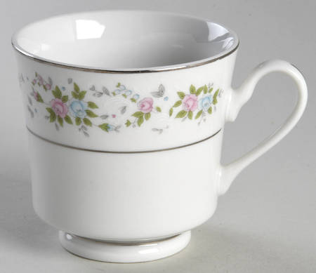 Spring Floral Footed Cup