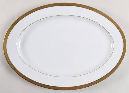 Spun Gold 16" Oval Serving Platter