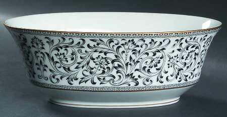 Spanish Lace 9" Oval Vegetable Bowl by Sango