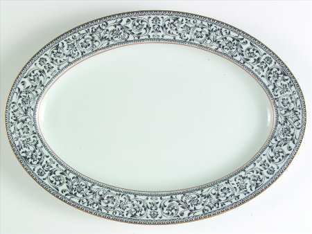 Spanish Lace 14" Oval Serving Platter by Sango
