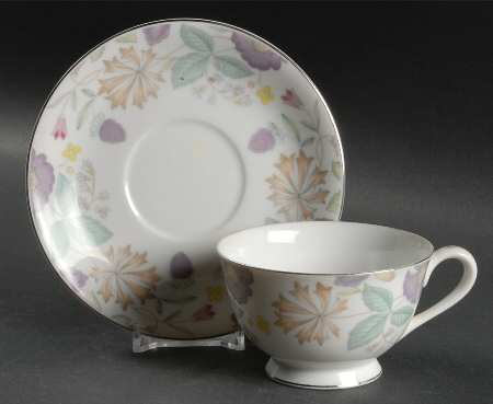 Spring Footed Cup & Saucer Set